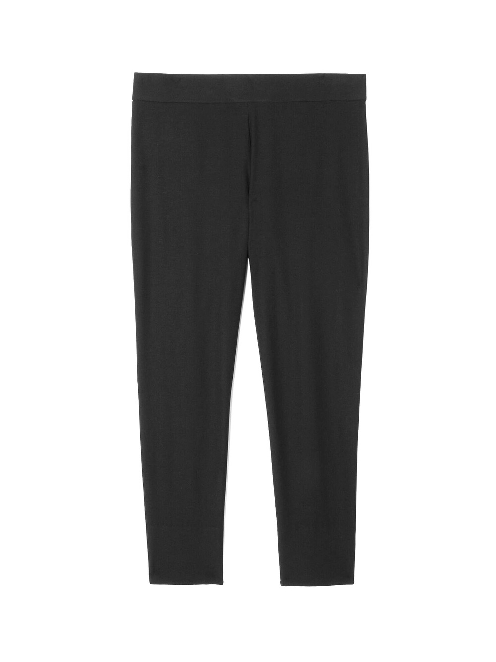 EILEEN FISHER 'Washable Stretch Crepe Slim Pants' in Black
